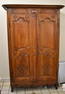 FINE ANTIQUE FRENCH PROVINCIAL FRUITWOOD ARMOIRE