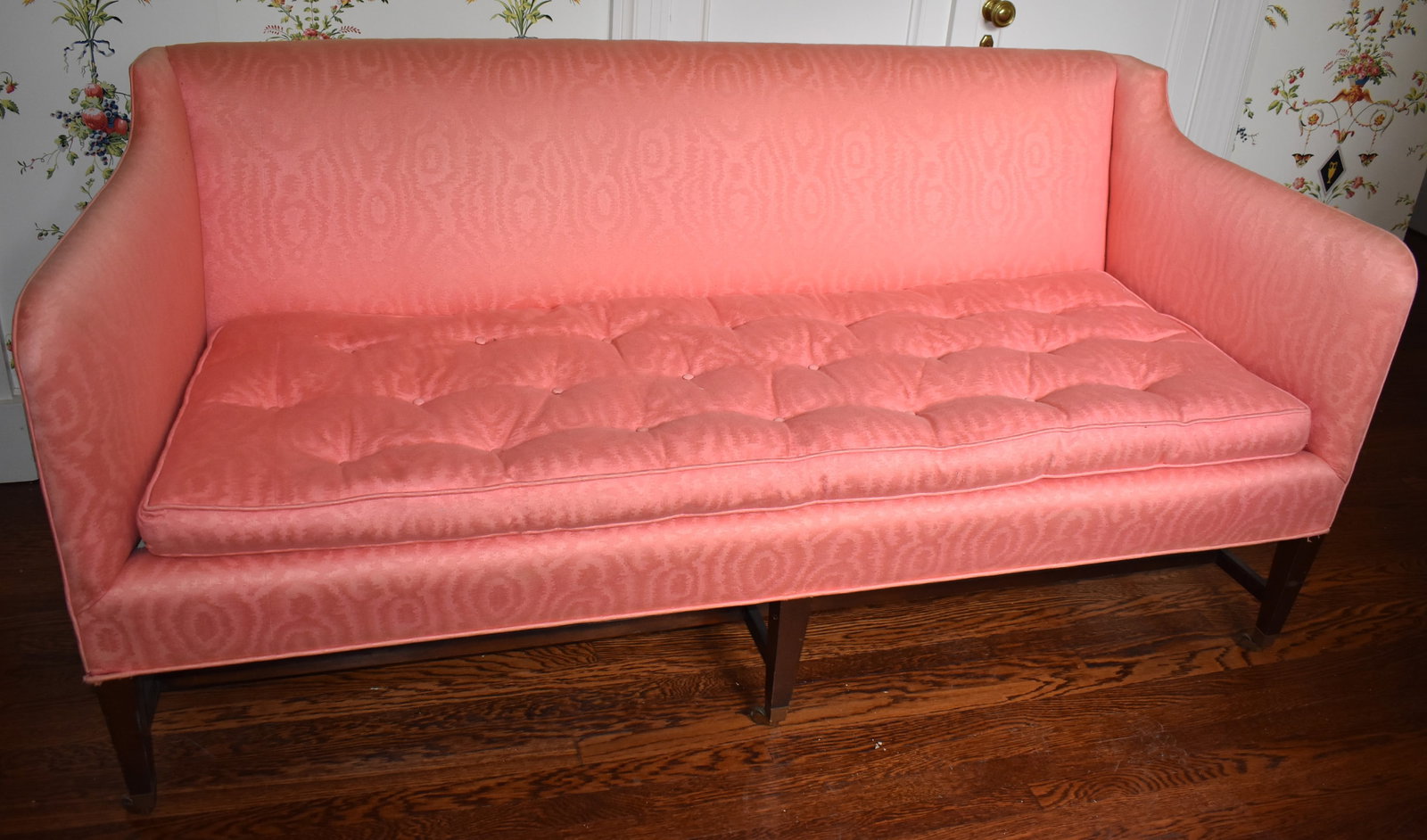 FINE UPHOLSTERED HEPPLEWHITE STYLE SOFA (1 of 3)