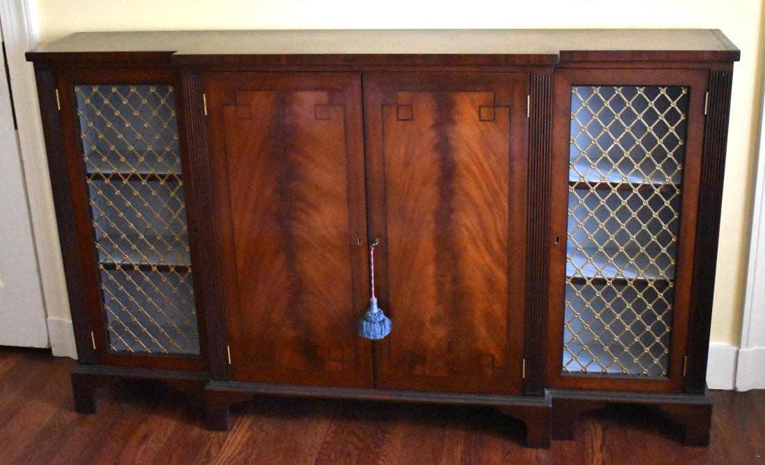 FINE 19TH CENTURY ENGLISH REGENCY STYLE BOOKCASE (1 of 5)