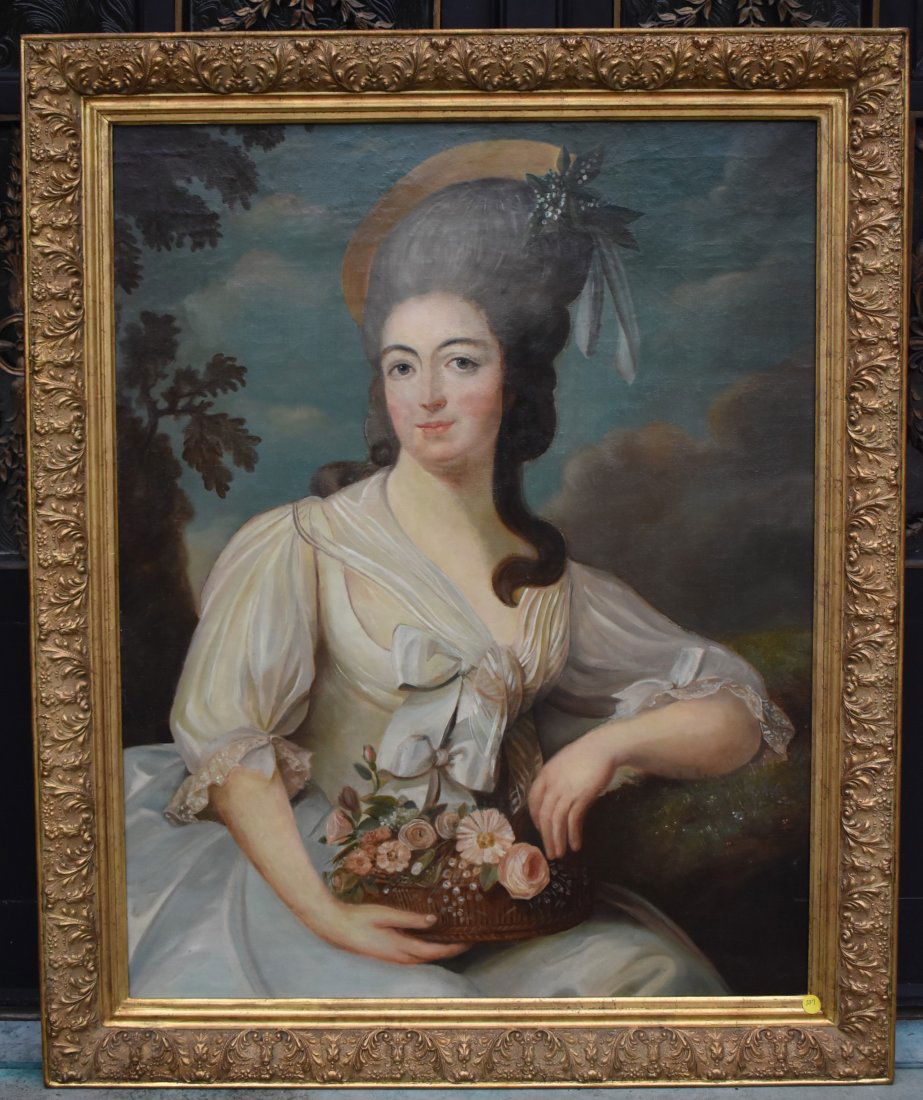 19TH CENTURY ENGLISH PORTRAIT OF WOMAN (1 of 7)