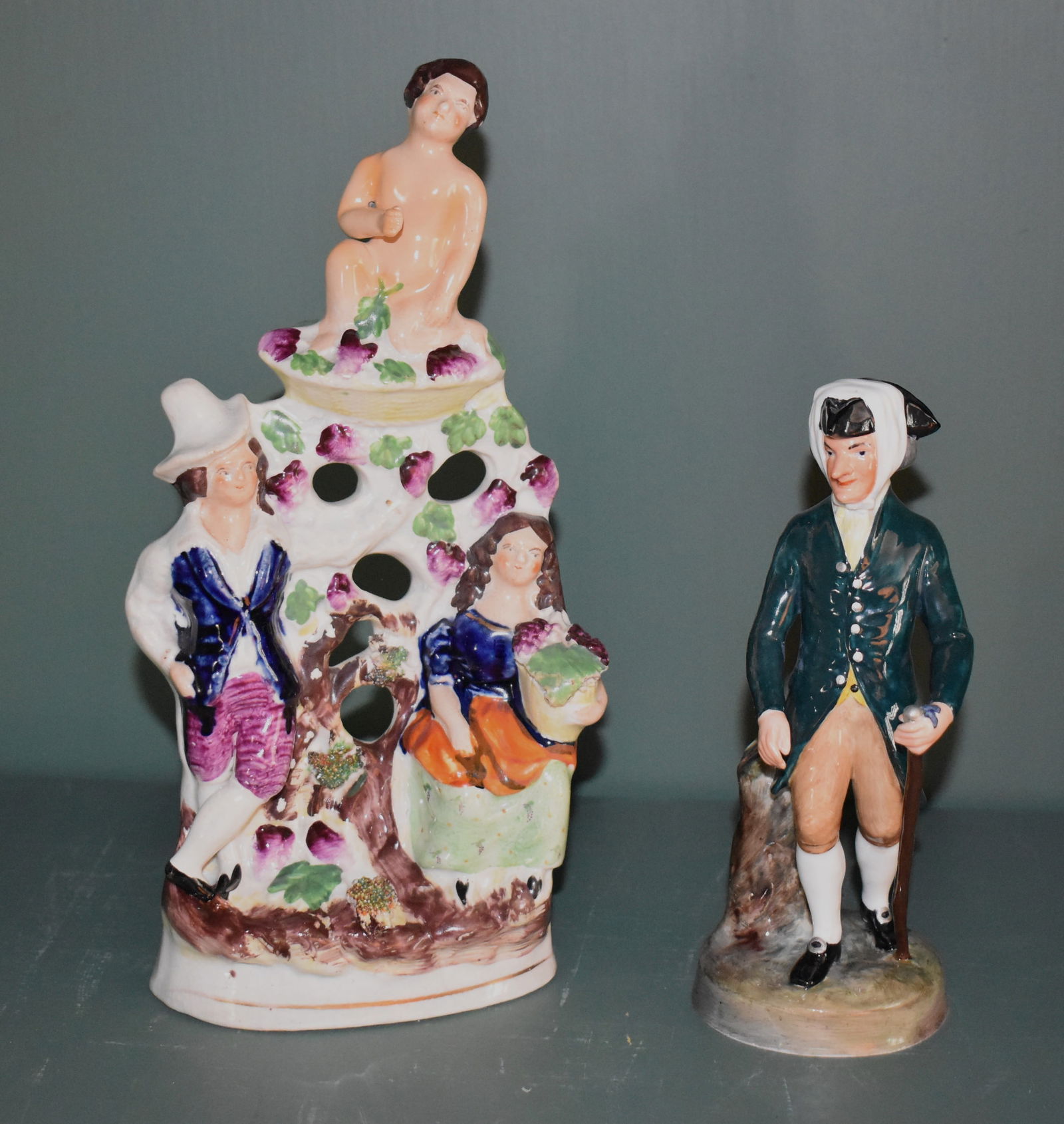ENGLISH STAFFORDSHIRE & CROWN DERBY FIGURINES (1 of 1)