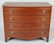 FINE NEW ENGLAND FEDERAL MAHOGANY BOWFRONT CHEST