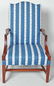 FINE CHIPPENDALE STYLE BENCHMADE LOLLING CHAIR