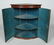 ENGLISH REGENCY BARREL FORM HANGING CORNER CABINET - 2