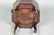 CHOICE ENGLISH REGENCY MAHOGANY BRASS BOUND CELLARETTE - 4