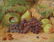 FINE ENGLISH 19TH C. STILL LIFE "FRUITS, NUTS & EGGS" - 2