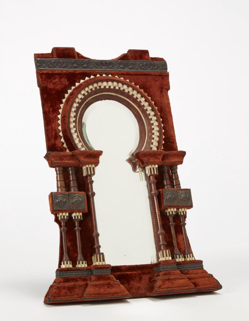 Cerchia di Carlo Bugatti - Table mirror. Exotic (1 of 1)