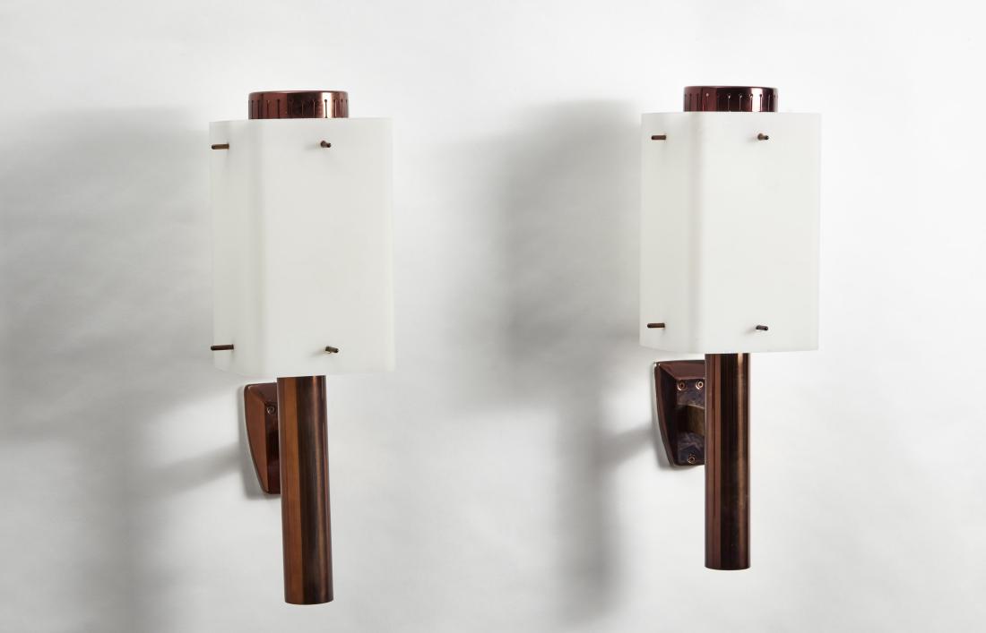 Stilnovo - A pair of appliques model "1196". Brass and (1 of 1)