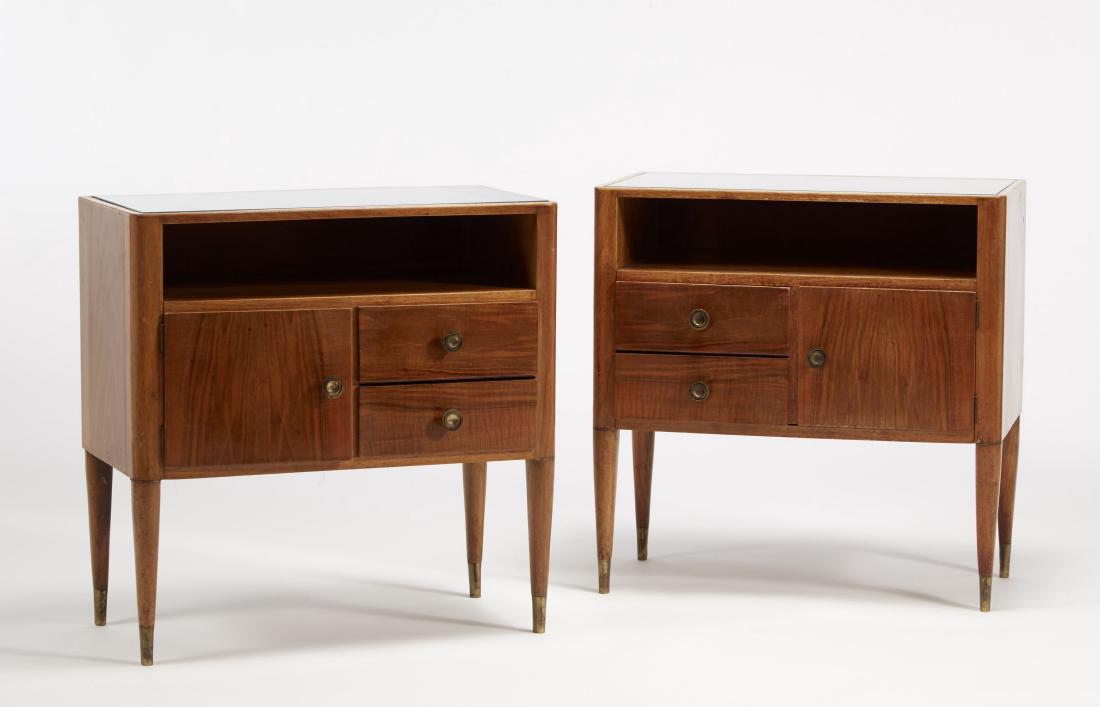 Paolo Buffa - A pair of bed tables with two drawers. (1 of 1)