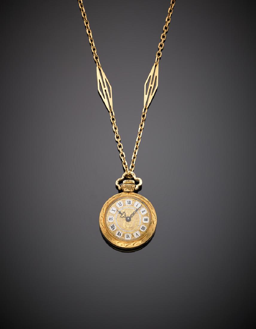 Catena a losanghe con orologio da tasca con cassa (1 of 1)