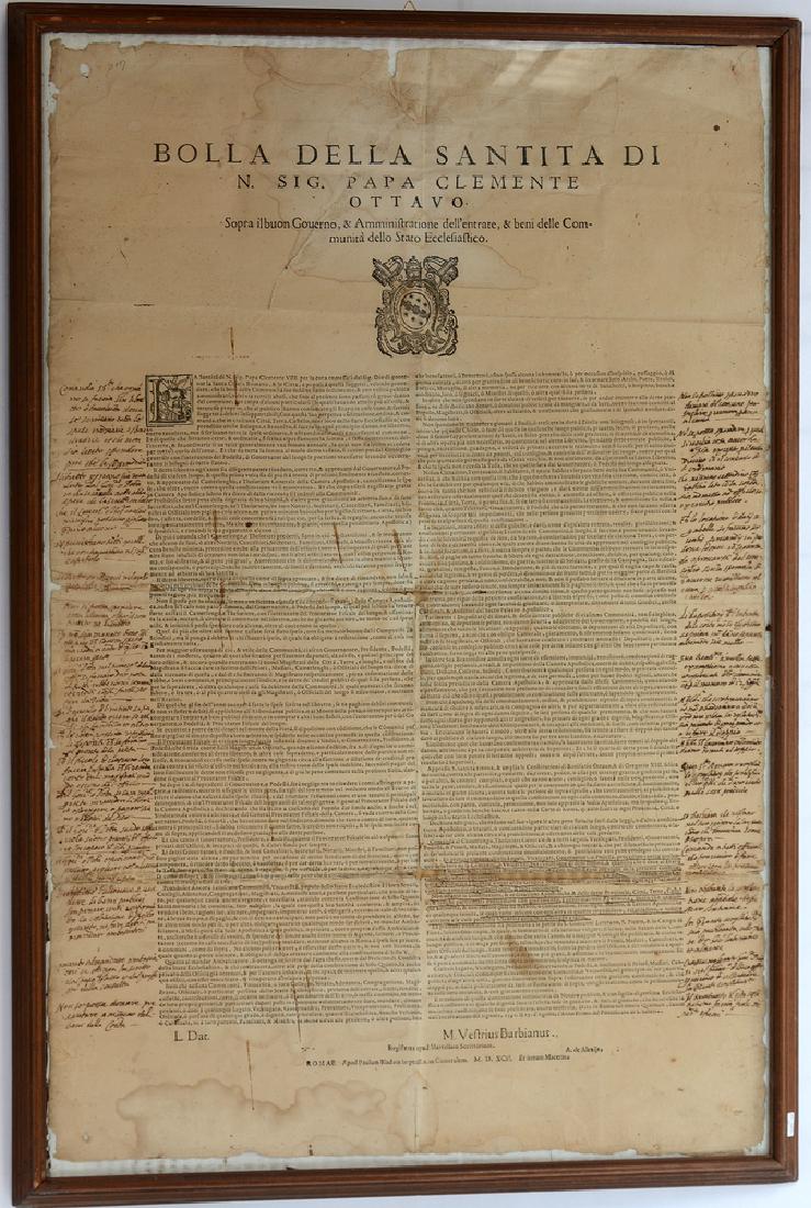Bolla della SantitÃ  di Nostro Signore Papa Clemente (1 of 1)