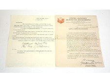 [PAPINI, Giovanni]. Due documenti cartacei (1 of 1)
