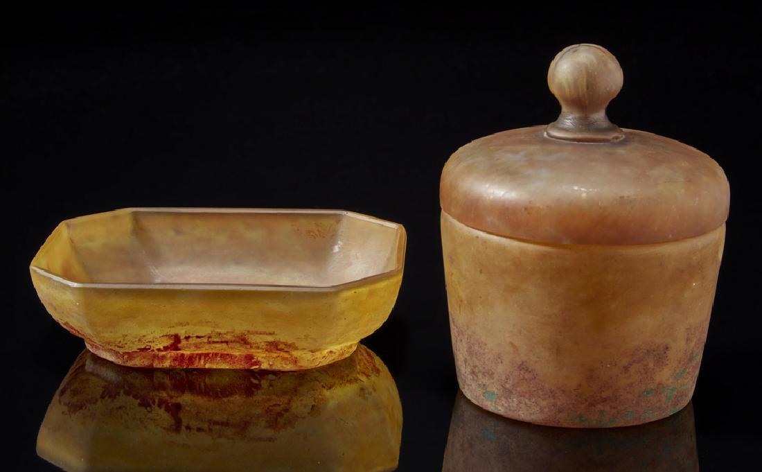 Daum, Nancy  Set da scrivania in pasta vitrea nei toni (1 of 1)