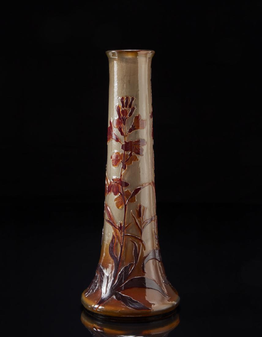 Gallé, Nancy  Vaso di forma cilindrica strombata verso (1 of 1)