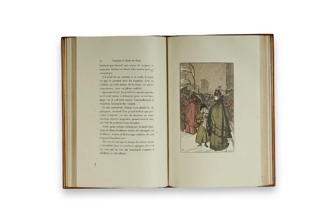 RICHEPIN, Jean (1849-1926) - Paysages et coins de rues. (1 of 2)