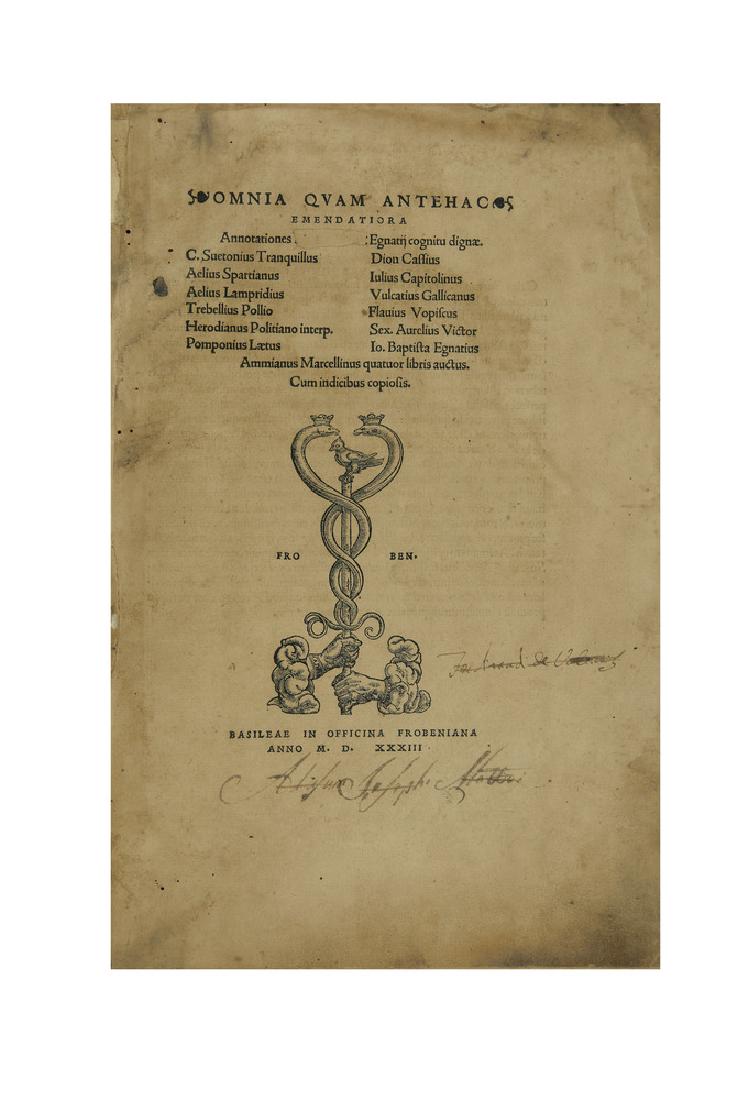 SVETONIO, Gaio Tranquillo (69-130) - Omnia quam antehac (1 of 1)