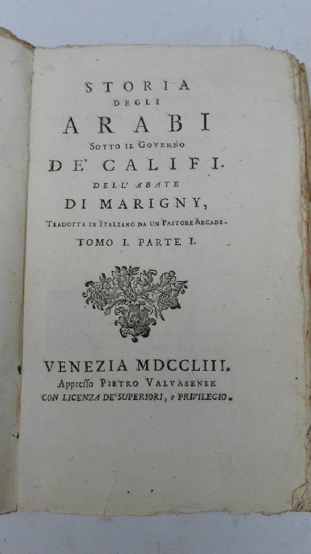DE MARIGNY, Francois Augier. Storia degli arabi sotto (1 of 1)