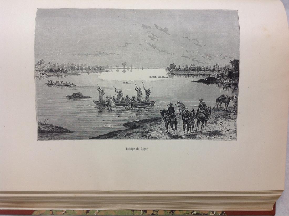 GALLIENI, Joseph Simon. Voyage au Soudan Francais. Haut: GALLIENI, Joseph Simon. Voyage au Soudan Francais. Haut Niger et pays de Segou. 1879-1881. Parigi: Hachette, 1885. Volume 4to, con illustrazioni e tavole fuori testo in bianco e nero. Legatura moderna