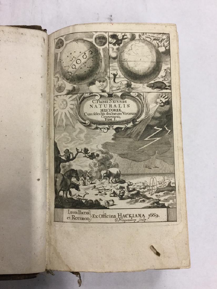 PLINIO. Naturalis Historiae. Leida-Rotterdam: ex (1 of 1)