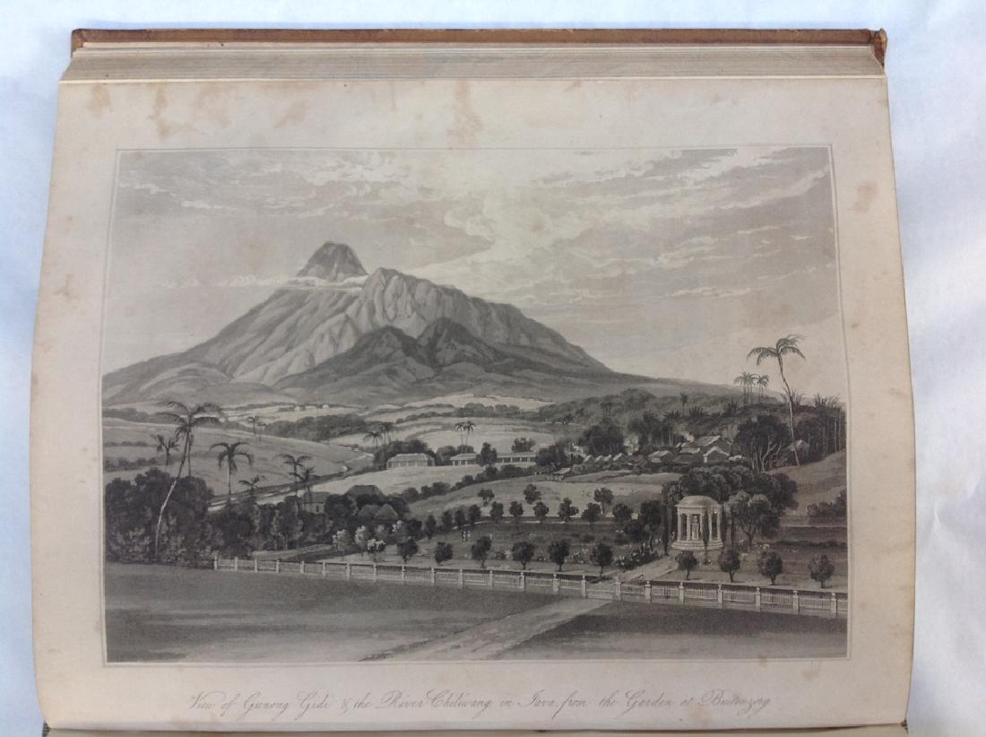 STAMFORD RAFFLES, Thomas. Memoir of the life and public: STAMFORD RAFFLES, Thomas. Memoir of the life and public services in the government of Java. Londra: John Murray, 1830. Volume in 4to con numerose tavole fuori testo e una pianta ripiegata (sporadiche