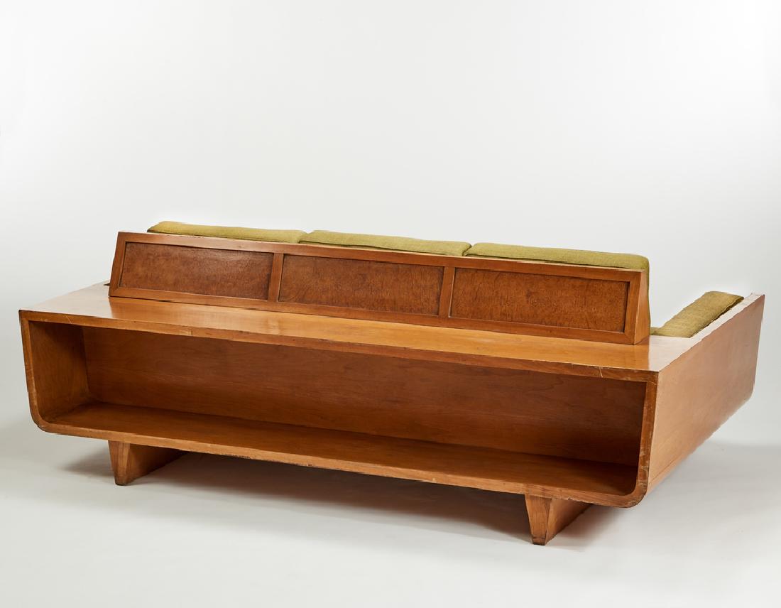 Divano da centro in noce massello, impiallacciato e (1 of 1)