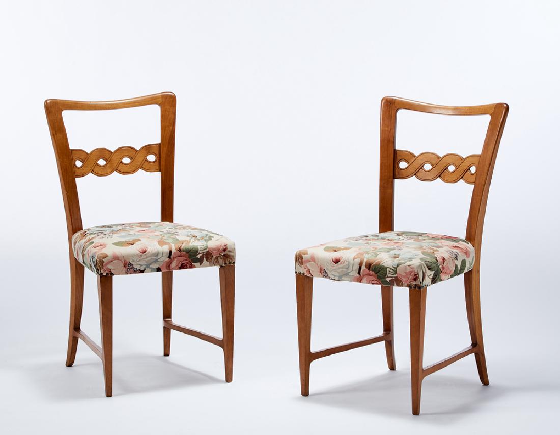 Paolo Buffa (Milano 1903 - Milano 1970) Coppia di sedie (1 of 1)