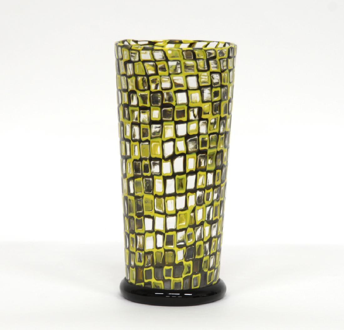 Manifattura di Murano. Vaso troncoconico a murrine (1 of 1)