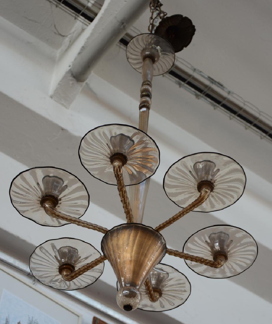 Manifattura di Murano. Lampadario a sei luci in vetro (1 of 1)