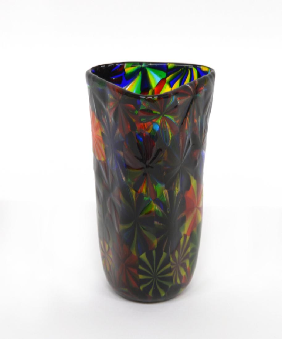 F.lli Toso  Vaso a sezione triangolare a murrine (1 of 1)