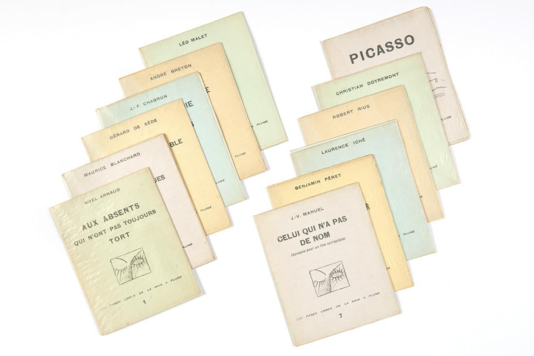 ARNAUD, Noel (1919-2003) - Maurice BLANCHARD: ARNAUD, Noel (1919-2003) - Maurice BLANCHARD (1890-1960) - Gérard de SÈDE (1921-2004) - Jean-François CHABRUN (1920-1997) - André BRETON (1896-1966) - Léo MALET (1909-1996) - José Viola (?) MANU