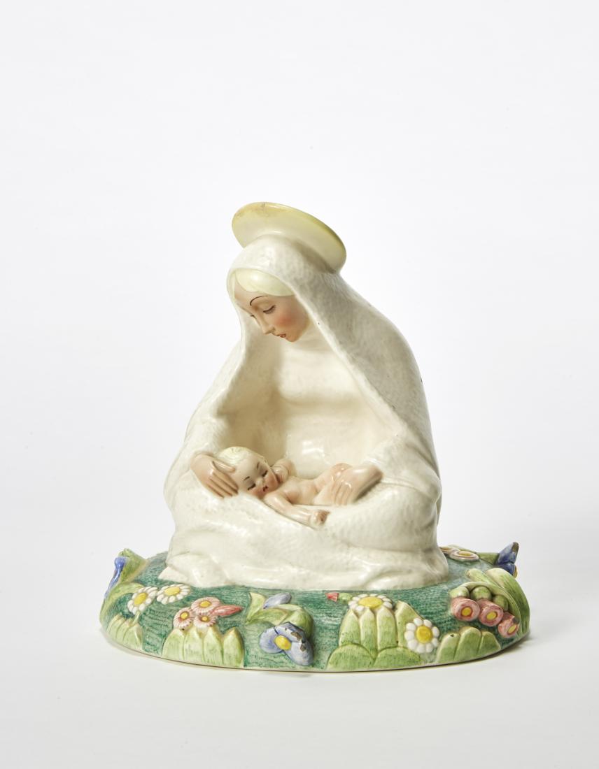 Lenci "Madonna dei gigli"Ceramica formata a colaggio e (1 of 1)