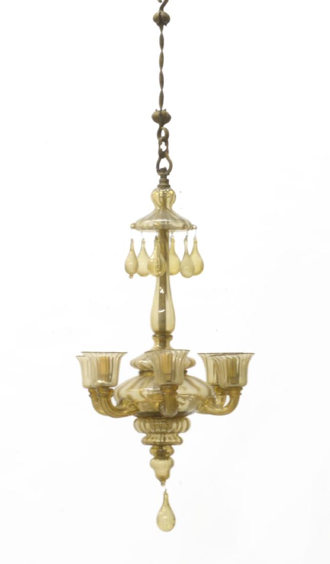 Manifattura di Murano Lampadario a sei luci in vetro (1 of 1)