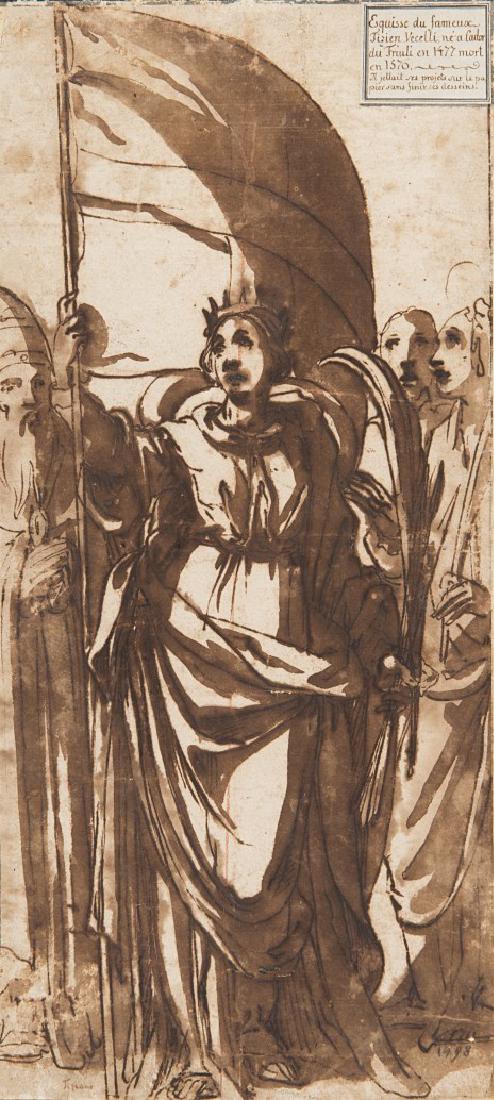 Florentine school, 17th century  Martyr Pen (1 of 1)