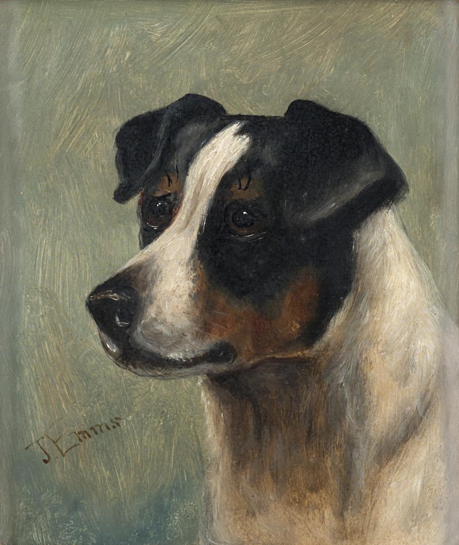 John Emms (Norfolk 1843 - Lyndhurst 1912) "Jack Russ (1 of 2)