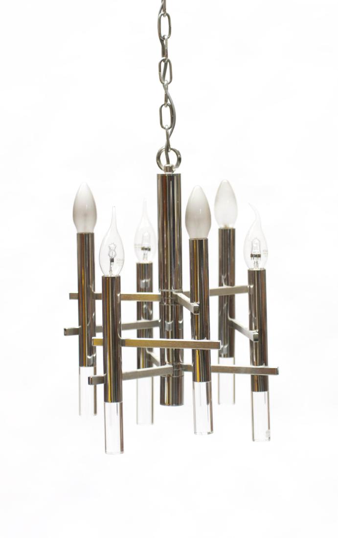 Gaetano Sciolari (1927 - 1994) Chandelier in chromed (1 of 1)