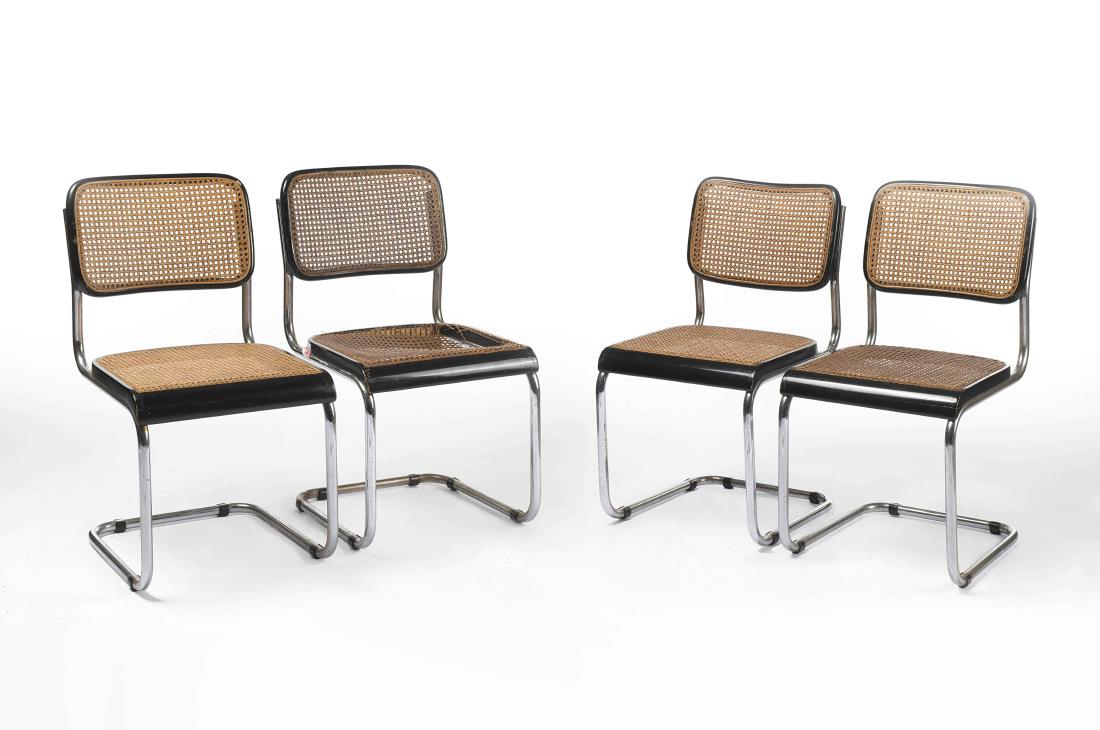 Four chairs, reproductions of the "Cesca" model by (1 of 1)