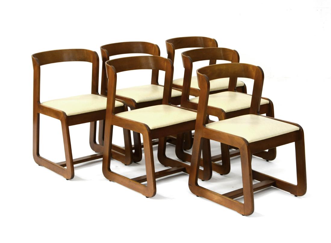 Willy Rizzo (1928 - 2013) Six chairs. Produced by Mario (1 of 1)