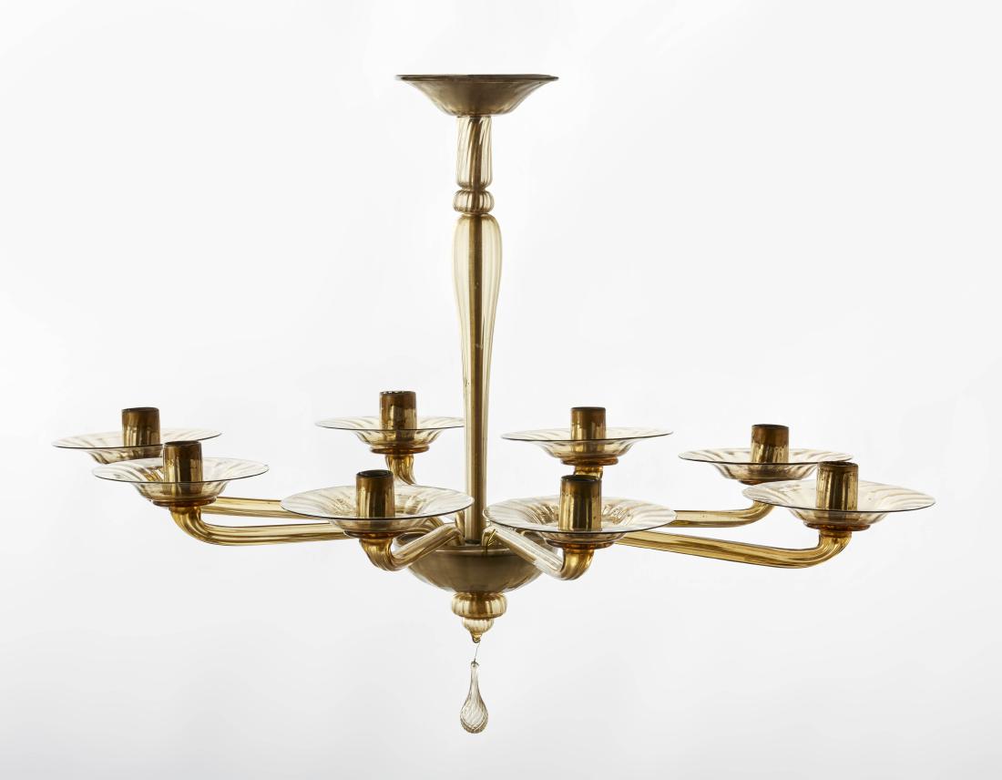 Vittorio Zecchin (Murano 1878 - Murano 1947) Eight-arms (1 of 1)