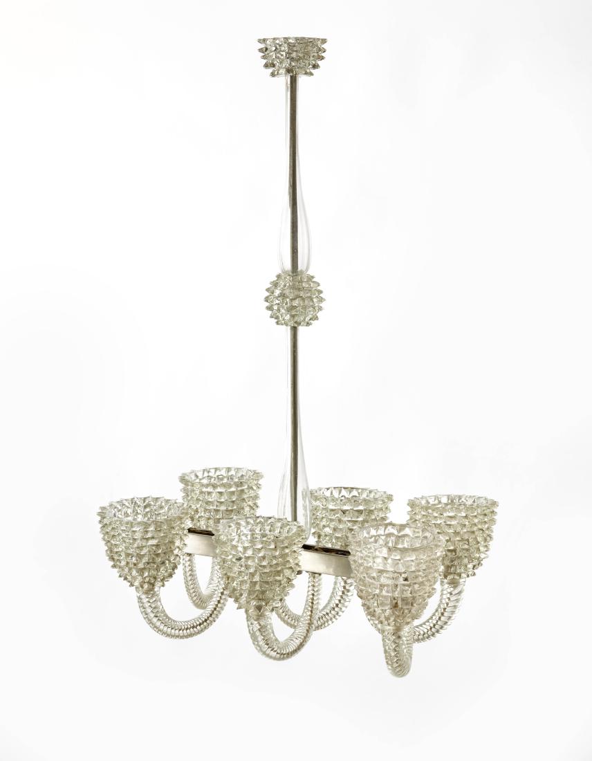 Ercole Barovier (Murano 1889 - Venezia 1974) Six-light (1 of 1)
