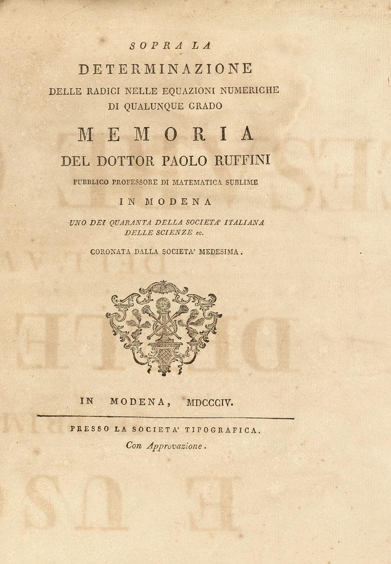 [MATEMATICA] - Lotto di due importanti prime edizioni (1 of 2)