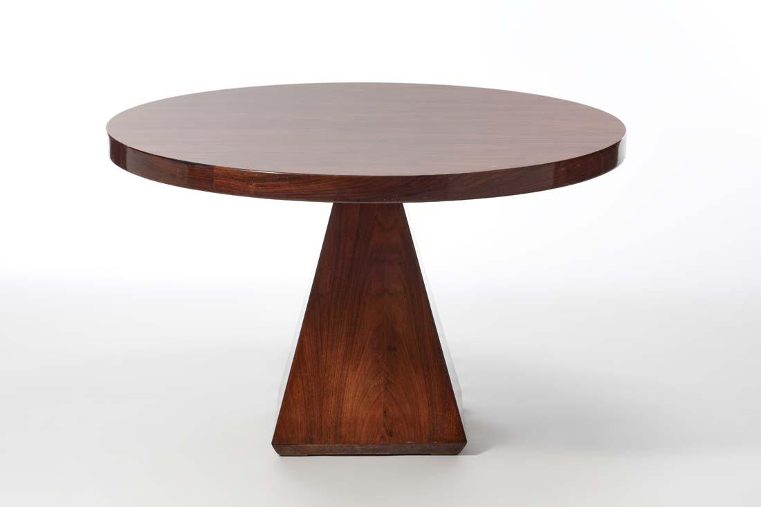 Vittorio Introini (1935) Dining table with circular top (1 of 1)