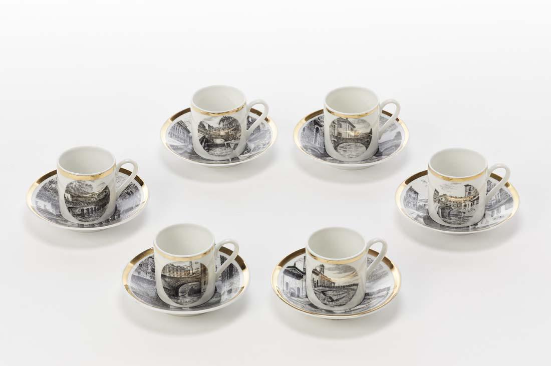 Piero Fornasetti (Milano 1913 - Milano 1988) Coffee set (1 of 1)