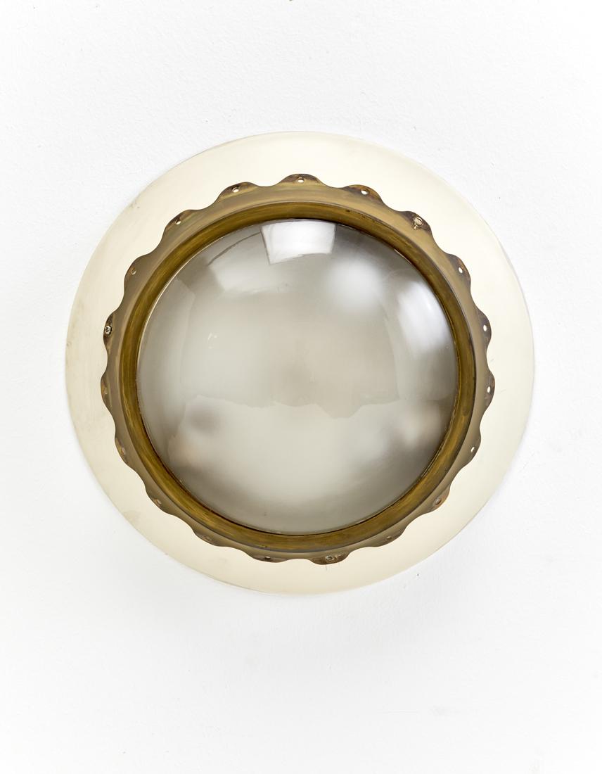 Stilnovo  (Attributed)  Ceiling lamp. Milan, 1940s. (1 of 1)