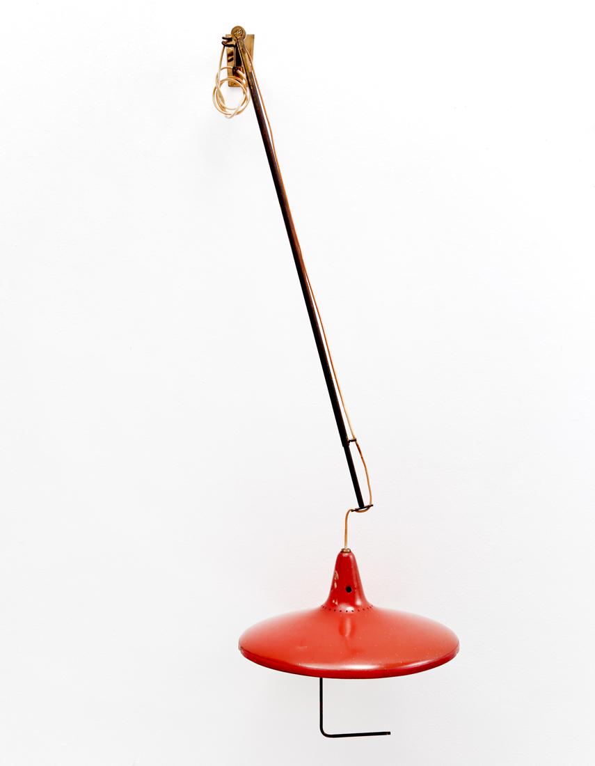 Stilnovo  Wall lamp with adjustable arm. Milan, 1950s. (1 of 1)