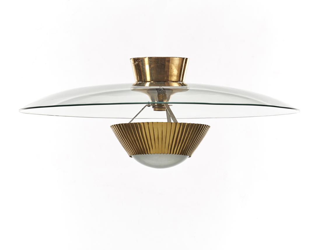Stilnovo  (Attributed)  Ceiling lamp. Milan, 1940s. (1 of 1)