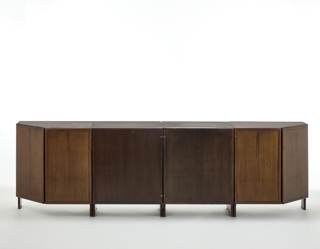 Franco Albini (Robbiate 1905 - Milano 1977) Sideboard with two frontal and two diagonal doors model (1 of 1)
