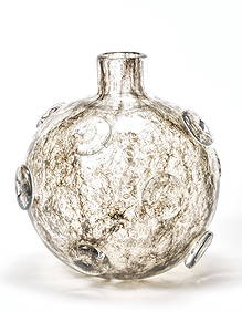 Ercole Barovier (Murano 1889 - Venezia 1974) Large globular vase of the series "Crepuscolo". (1 of 3)