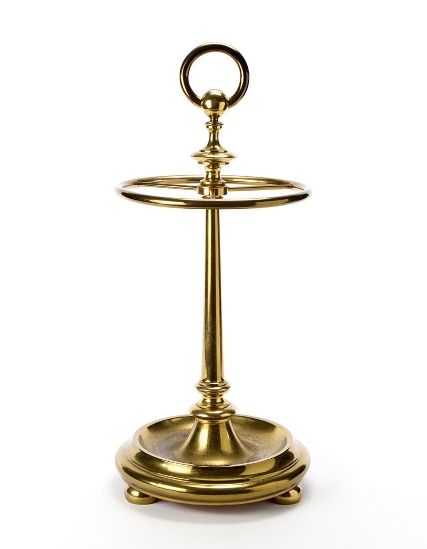 Luigi Caccia Dominioni (Milano 1913 - Milano 2016) Umbrella stand in brass. Produced by Azucena, (1 of 1)