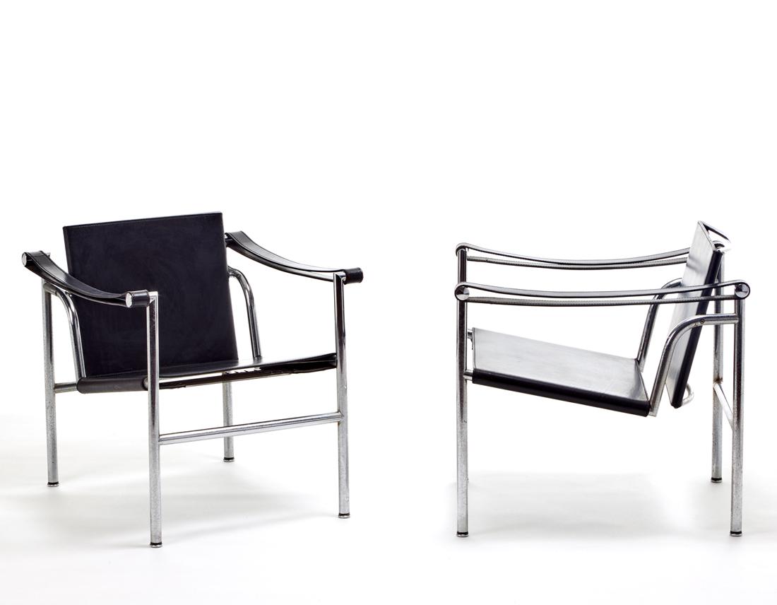 Le Corbusier (1887-1965), Pierre Janneret (1896-1967), Charlotte Perriand (1903-1999)  Pair of (1 of 1)