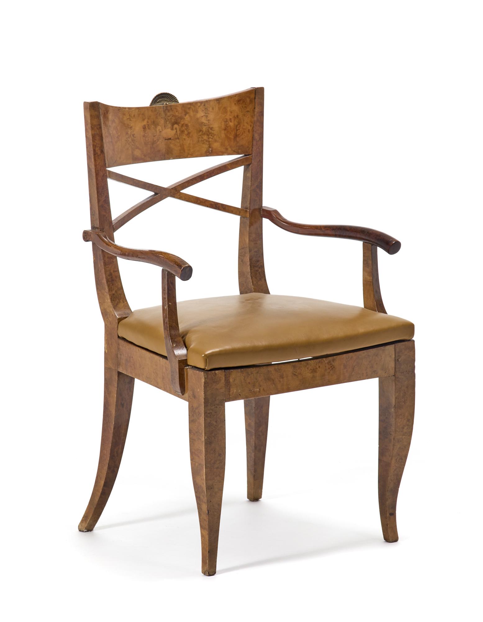 Gio Ponti (Milano 1891 - Milano 1979) Armchair. Unique piece made for the living room of a Milanese (1 of 4)